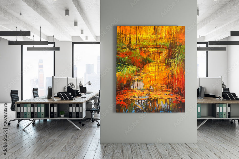 Eksponowanie obrazów współczesnych artystów w biurach i obiektach użyteczności publicznej: Korzyści, inspiracja i wizerunek mark